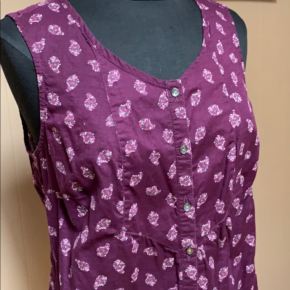 Croft & Barrow Floral Summer Top - Picture 6 of 14